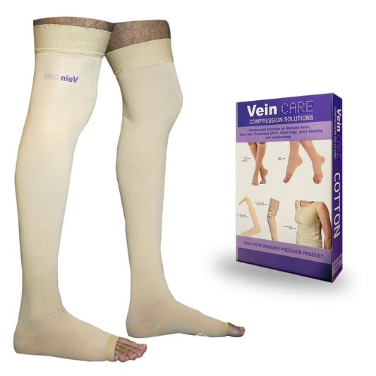 Step Towards Healthy Legs: Vein Care Compression Stockings Above the Knee for Varicose Veins