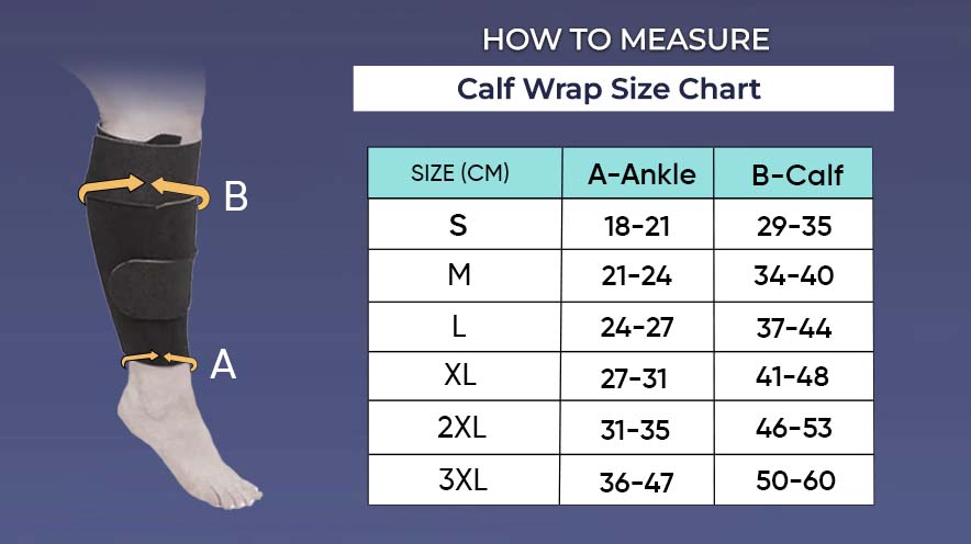 Vein Care Compression Calf Wrap