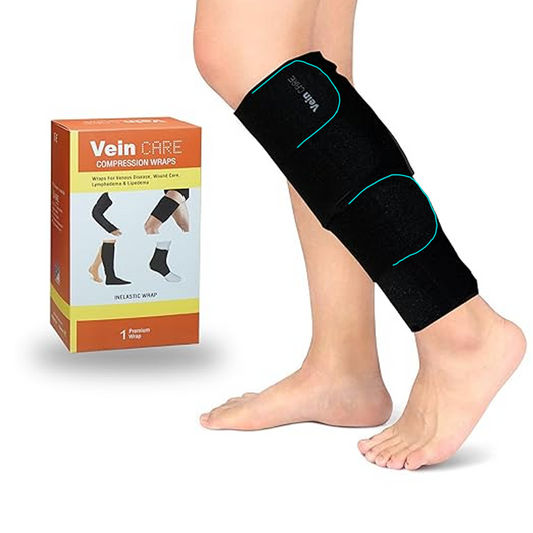 Vein Care Compression Calf Wrap: Effective Support for Calf Swelling &amp; Circulation