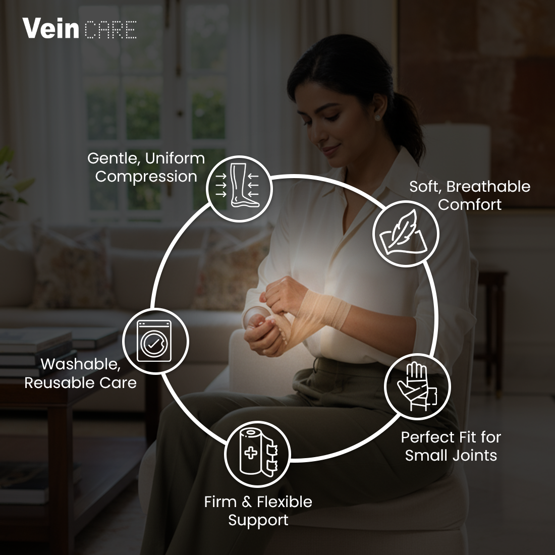 Vein Care Crepe Bandage