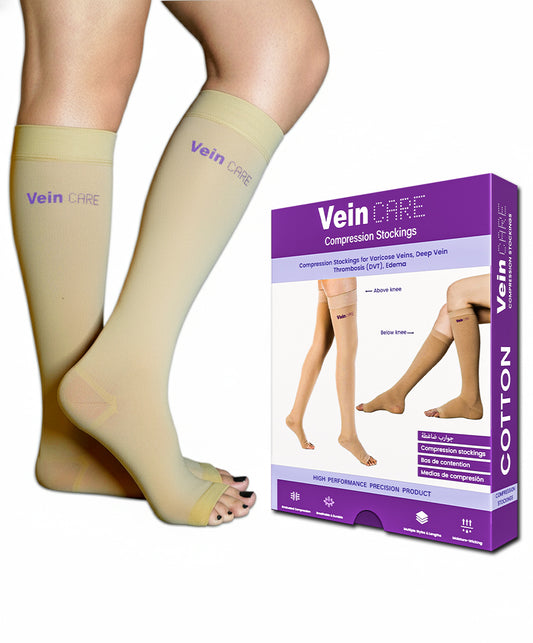 Vein Care Compression Stocking for Varicose Vein & DVT - Below Knee