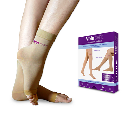 Vein CARE Ankle Compression Socks Class 2, 21-32 mmHg, Pair