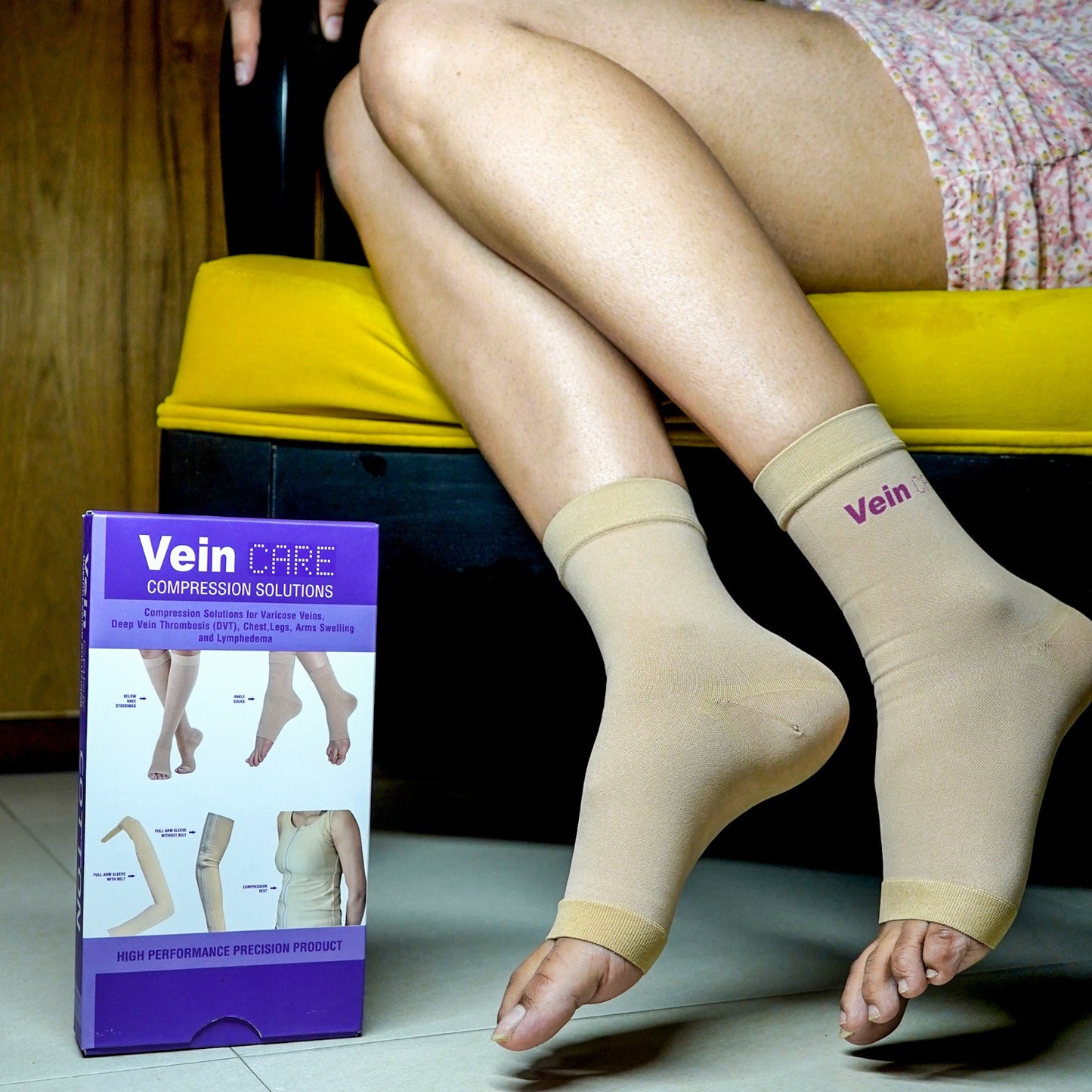 Vein Care Compression Ankle Socks
